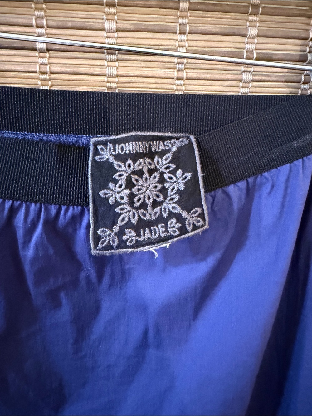 Johnny Was Colorblock Tiered Maxi Skirt in Navy, Royal, Teal and Aqua - Picture 2 of 2